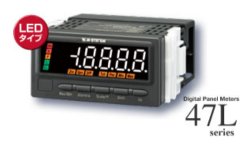 画像1: 【出力・警報・色選択可】交流電流入力・実効値演算形DPM 供給電源DC100V